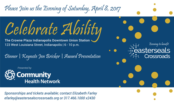 Celebrate Ability image with text about April 8 event